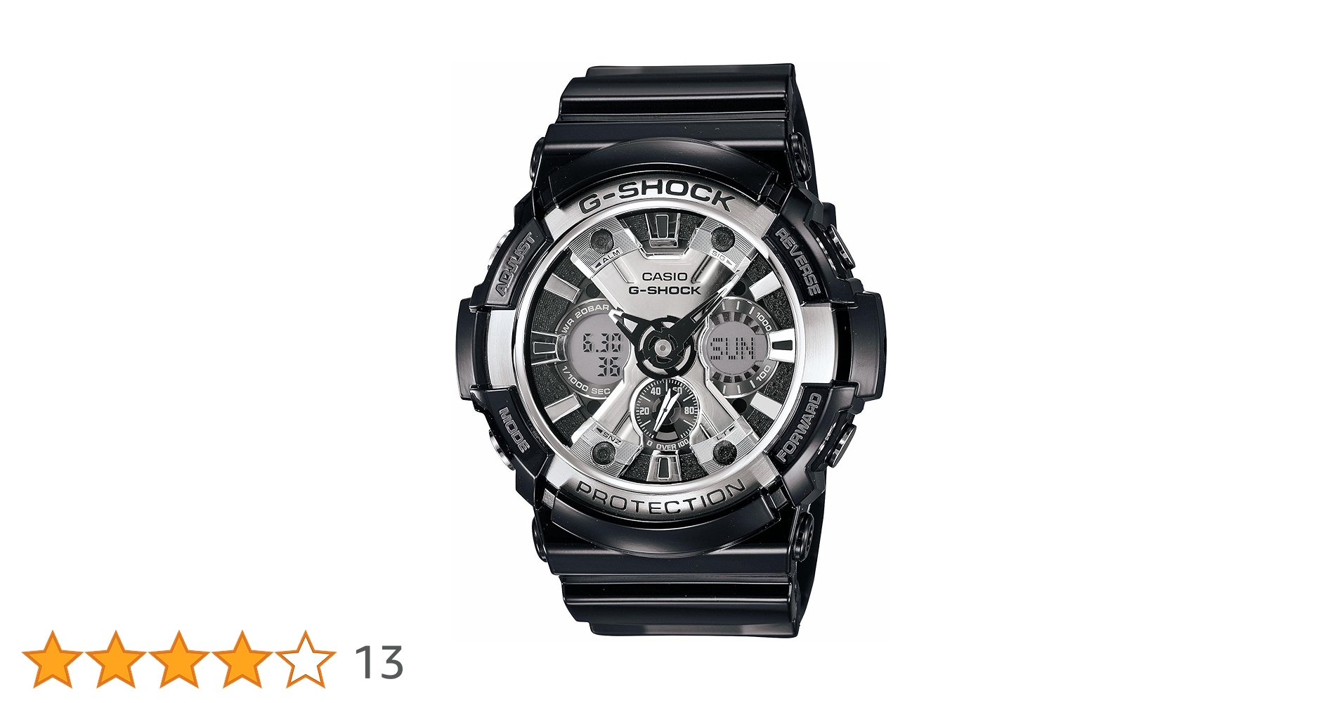 CASIO G-SHOCK　GA-200BW デジタル腕時計 ブラック GA-200BW-1AJFサポートページ | CASIO